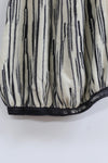 SWAYING/KNIT crochet stitched flower bud skirt SW22AW3B08 white/black grey